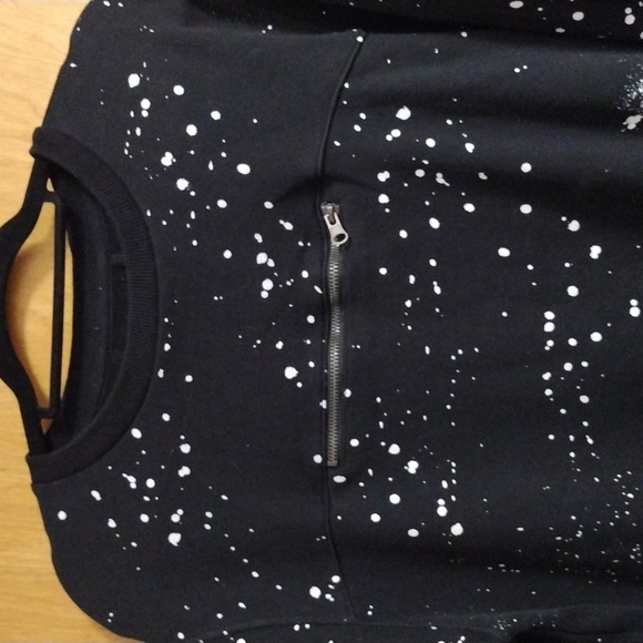 SQUARE ZERO AMAZING BLACK DETAILED SWEAT SHIRT SZ XL - Picture 2 of 15